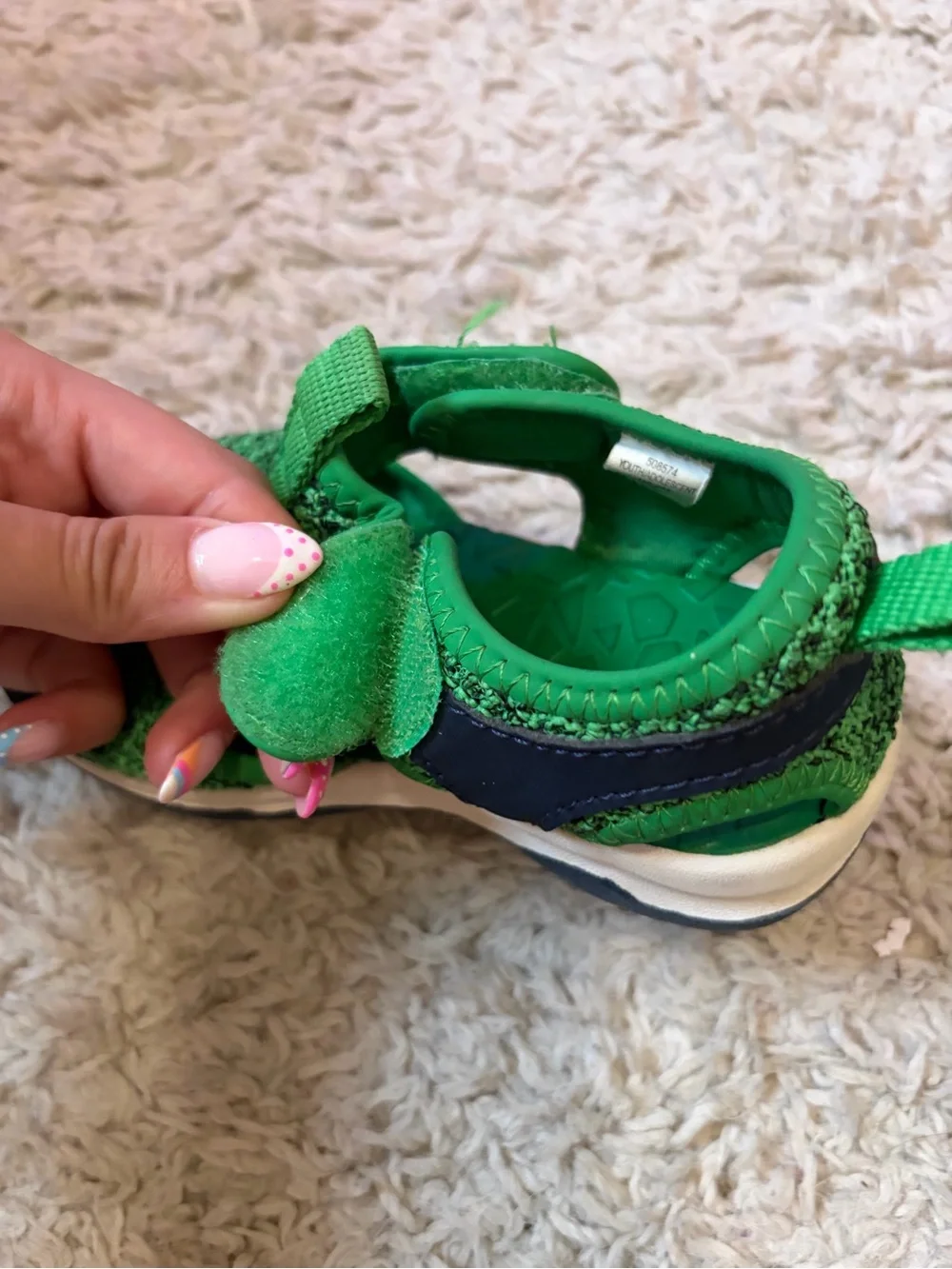 Kids Green Knit Active Shoes - Breathable Slip-On